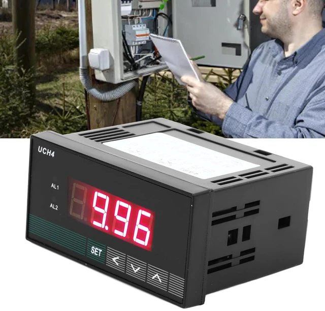 Alt view image 6 of 7 - Digital Voltmeter AC DC Voltage Tester Meter Intelligent Alarm Relay Output for Industrial Use