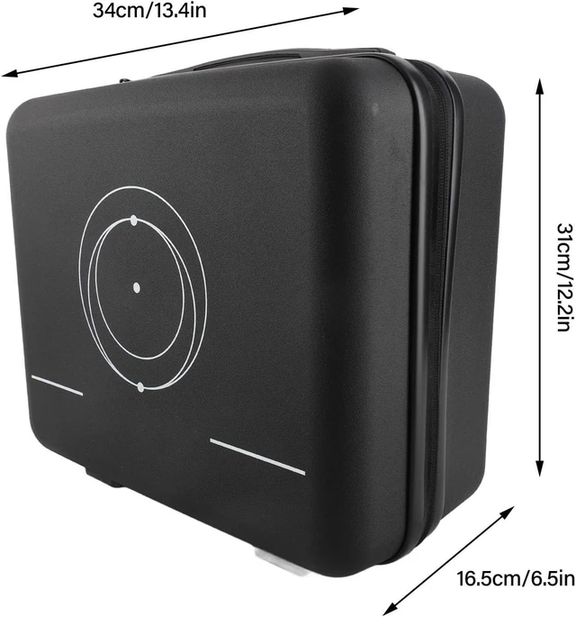 Alt view image 2 of 7 - Shock Proof Satellite Travel Portable ABS Hard Storage Box for Adapter Cables Power Supply Bracket Accessories 34x31x16.5cm