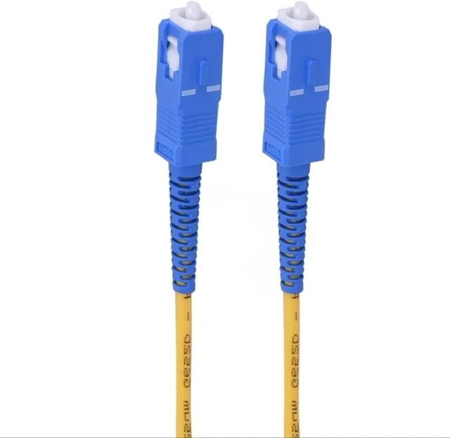 Alt view image 2 of 5 - Optical fiber jumper SC-SC UPC 10pcs 1-30m Singlemode patchcord 20M 15M 10M Simplex extension cable FTTH(SC-SC 25m 10pcs)