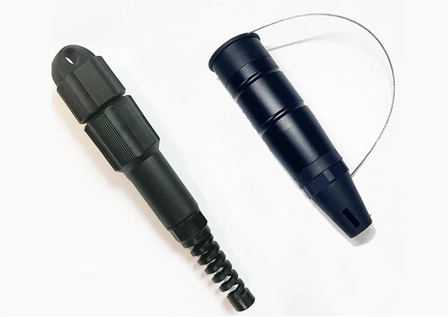 Alt view image 2 of 7 - 10pcs PDLC Waterproof Connector for Field Optical Armored Cable Protective Sleeve Outdoor Protect Cover Outdoor(Blue)
