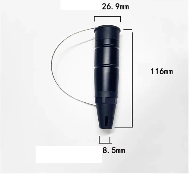 Alt view image 5 of 7 - 10pcs PDLC Waterproof Connector for Field Optical Armored Cable Protective Sleeve Outdoor Protect Cover Outdoor(Blue)