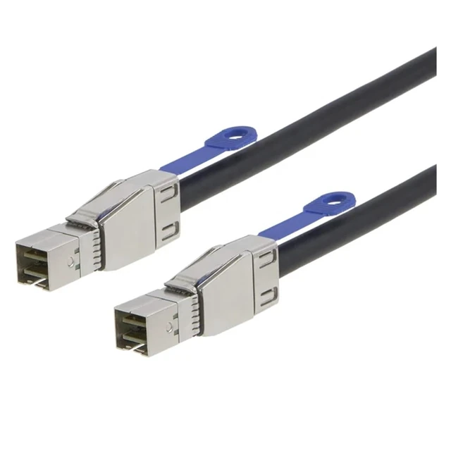 Alt view image 4 of 6 - External 36 Pins S-AS 4X SFF-8644 to SFF-8644 Cable(1M)