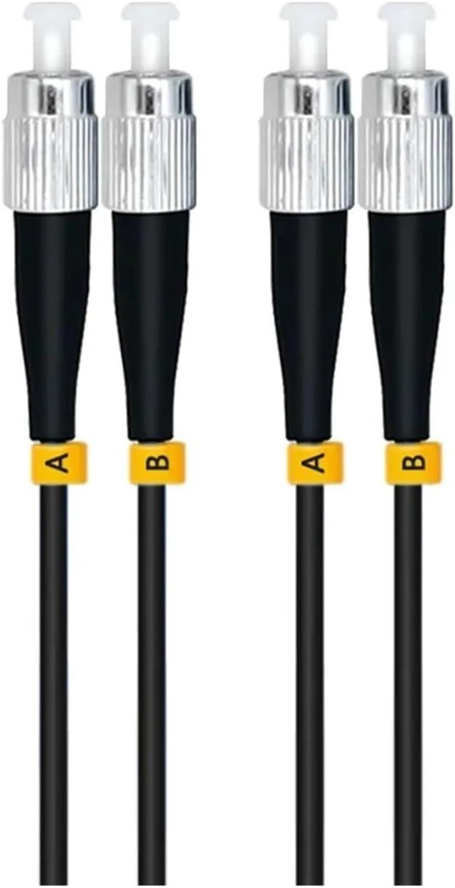 Main image of 65ft Outdoor Armored 20Meters Duplex FC/PC-FC/PC 50/125 OM3 Multimode 10GB Fiber Optic Cable Patch Cord Jumper FC to FC