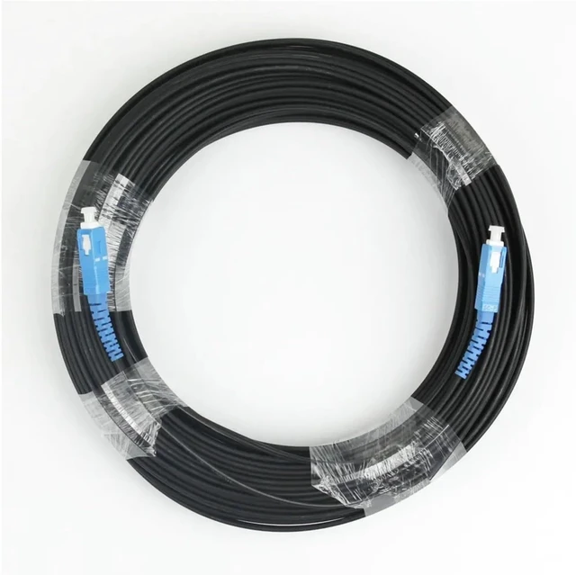 Alt view image 5 of 6 - 30m Outdoor SC/UPC-SC/UPC, 3.0mm, Single Mode 9/125, Simplex, Fiber Patch Cable, SC to SC