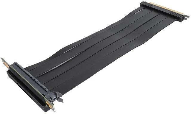 Alt view image 3 of 7 - Graphics Card Extension Cable, Foldable PCI Express Gen4 RTX4090 Compatible, 4.0 X16 30cm, 90 Degree High Speed for Vertical Mount Gaming
