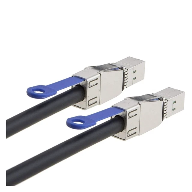 Alt view image 2 of 6 - External 36 Pins S-AS 4X SFF-8644 to SFF-8644 Cable(1M)