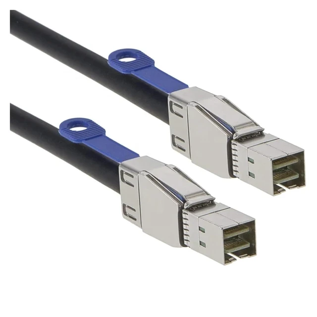 Alt view image 5 of 6 - External 36 Pins S-AS 4X SFF-8644 to SFF-8644 Cable(1M)