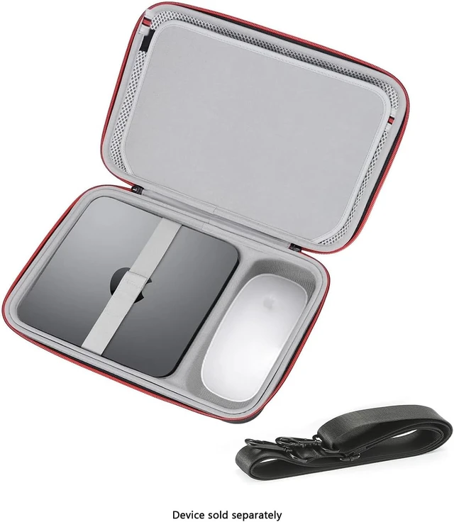Alt view image 6 of 7 - SAHARA - Venture Series Carry Case Organizer for Mac mini M4 and M4 Pro, Black, (TB00456), Black