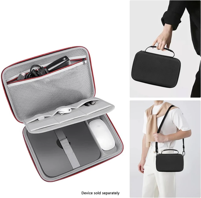 Alt view image 7 of 7 - SAHARA - Venture Series Carry Case Organizer for Mac mini M4 and M4 Pro, Black, (TB00456), Black