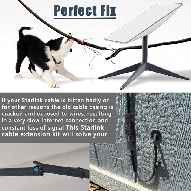 Alt view image 4 of 7 - Extension Cable, 150ft Weatherproof Cable, IP68 Rated High Speed Data Transmission for Dependable Connectivity