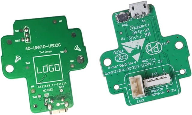 Alt view image 3 of 7 - USB Charging Port Circuit Board Replacement For Link 10 Auditory Green Highly Durability Repair Part