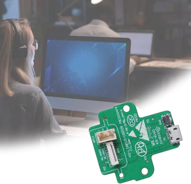 Alt view image 2 of 7 - USB Charging Port Circuit Board Replacement For Link 10 Auditory Green Highly Durability Repair Part