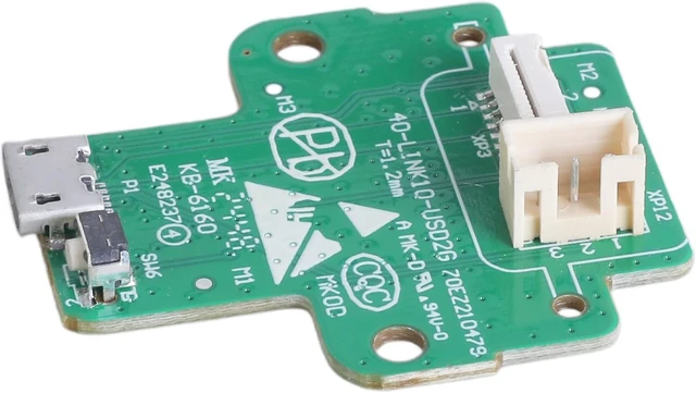 Alt view image 4 of 7 - USB Charging Port Circuit Board Replacement For Link 10 Auditory Green Highly Durability Repair Part