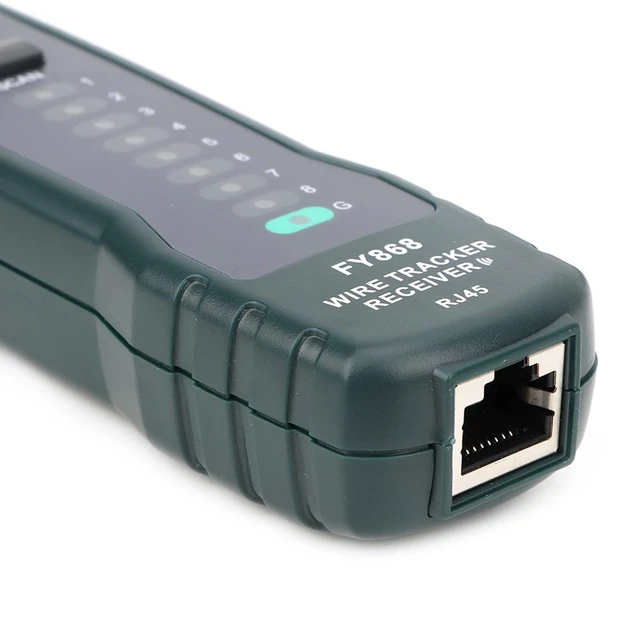 Alt view image 6 of 7 - GOTOTOP FY868 Cable Tester, RJ45 RJ11 Wire Tracker Kit, Detect Cable Connections, Hunt Cables, Line Level and Circuit Detection