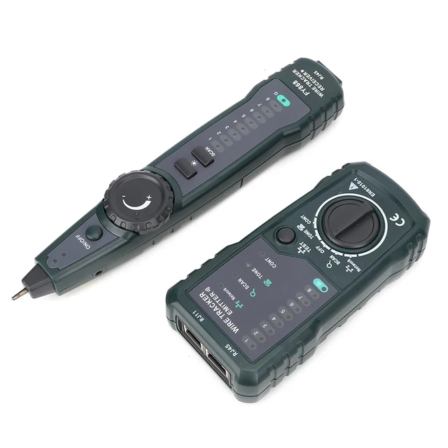 Alt view image 2 of 7 - GOTOTOP FY868 Cable Tester, RJ45 RJ11 Wire Tracker Kit, Detect Cable Connections, Hunt Cables, Line Level and Circuit Detection