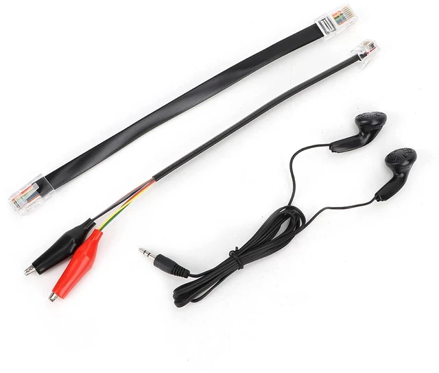 Alt view image 7 of 7 - GOTOTOP FY868 Cable Tester, RJ45 RJ11 Wire Tracker Kit, Detect Cable Connections, Hunt Cables, Line Level and Circuit Detection
