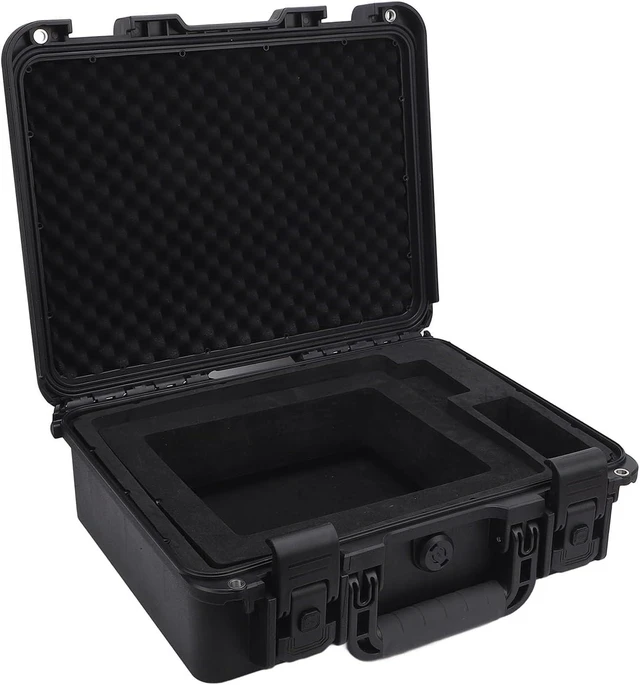 Alt view image 4 of 7 - Mini Case, IP67 Waterproof Travel Carrying Case for Mini, Precision Cut Foam, for Mini, Kickstand, Pipe Adapter, Power Supply, Cables, for Outdoor