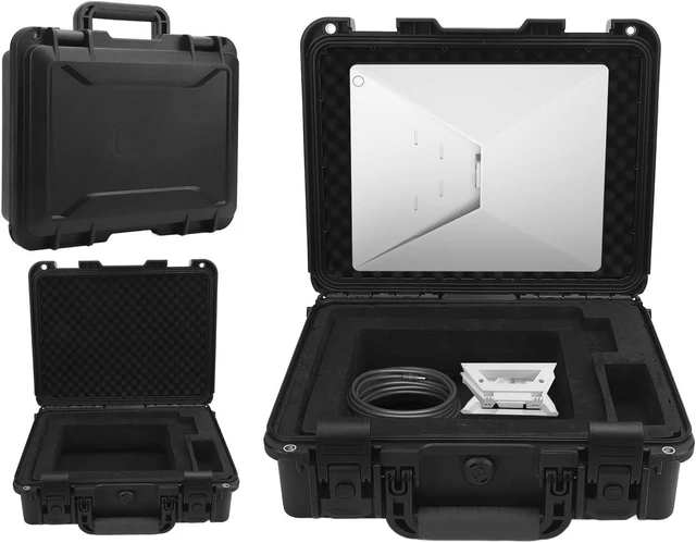Alt view image 6 of 7 - Mini Case, IP67 Waterproof Travel Carrying Case for Mini, Precision Cut Foam, for Mini, Kickstand, Pipe Adapter, Power Supply, Cables, for Outdoor