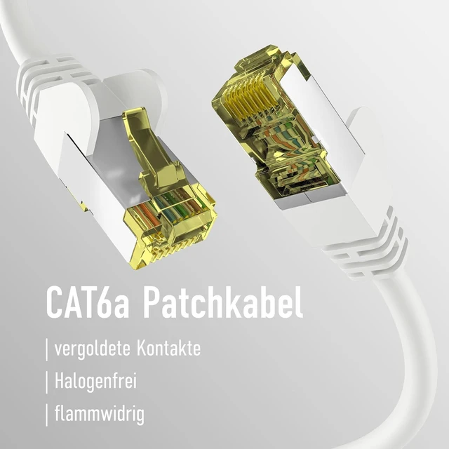 Alt view image 3 of 5 - EFB-Elektronik Cat6a Patch Cable S/FTP PIMF 50 m White