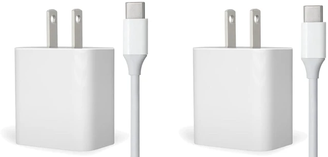 Main image of Type C Charger USB-C Fast Charger and Cable Compatible with Google Products and Other USB-C Devices (2-Pack)