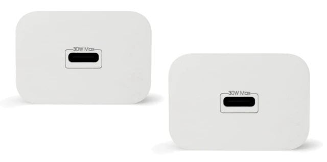 Alt view image 5 of 6 - Type C Charger USB-C Fast Charger and Cable Compatible with Google Products and Other USB-C Devices (2-Pack)