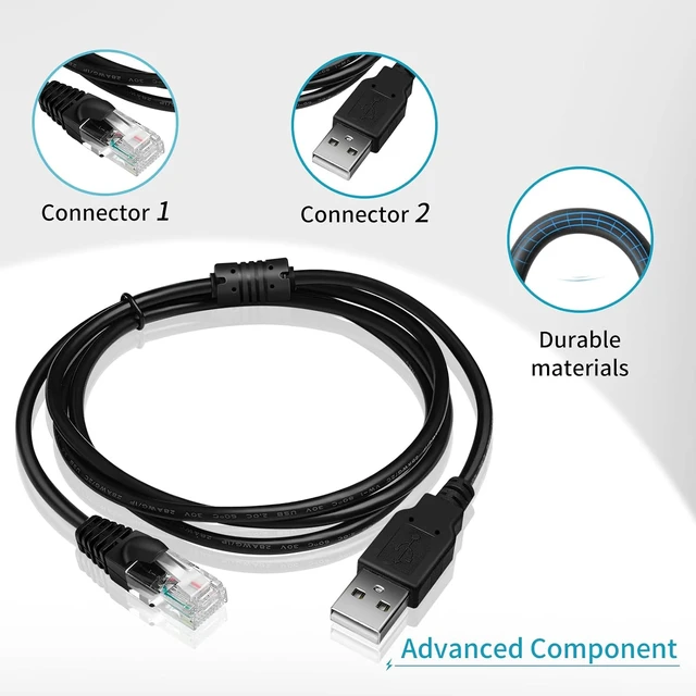 Alt view image 3 of 5 - PMKN4147 PMKN4147A USB Programming Cable for Motorola CM200D CM300D XPR2500 DEM400 DM1400 DM1600 DM2400 DM2600 XiR M3188 M3688 M3988 M6660 Mobile Radi