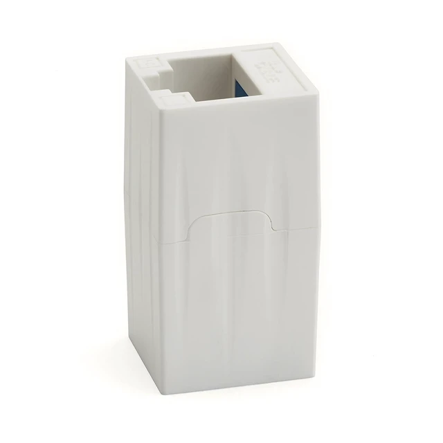 Alt view image 4 of 6 - trueCABLE Cat6A Inline Coupler, Unshielded (UTP), PoE++ (4PPoE), UL Listed, ETL Verified, ANSI/TIA 568-2.D Cat 6A Performance Compliant, Female to Female RJ45 Couplers, White, 12 Pack