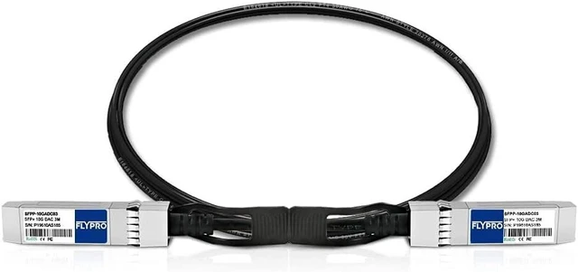 Alt view image 2 of 4 - SFP Cable 3M 2pack, 10G SFP+ DAC Passive Direct Attach Copper Twinax Cable for Cisco SFP-H10GB-CU3M, Ubiquiti, Netgear, Mikrotik, D-Link, Intel, Supermicro and More