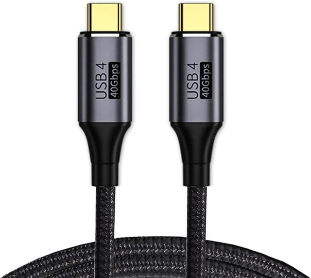 Main image of USB4 Cable 40Gbps with 100W Charging and 8K@60Hz 5K@60Hz USB4.0 USB-C to USB-C Compatible with Thunderbolt3/4 200cm