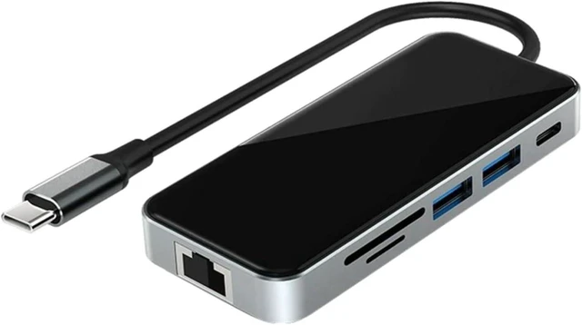 Main image of 10 in 1 USB C Hub Docking Station