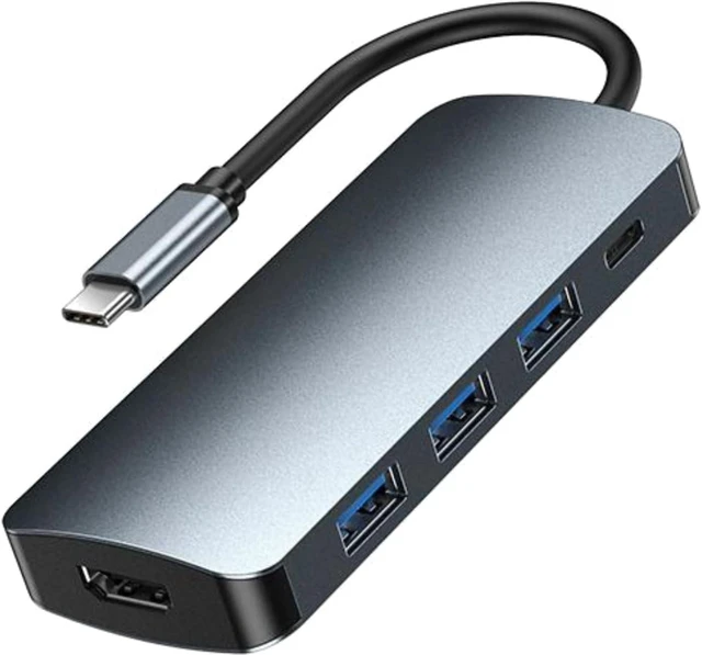 Main image of 5 in 1 Multi Function Type C USB C HUB Docking Station Compatible with Remax RU-