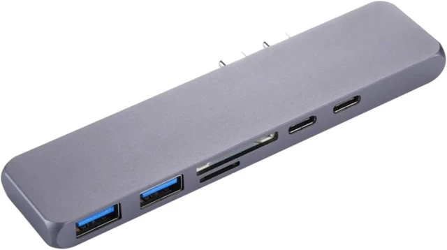 Alt view image 2 of 6 - USB-C Hub Replacement with HDMI USB 3.0 SD TF Card Slots