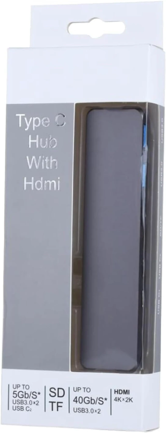 Alt view image 5 of 6 - USB-C Hub Replacement with HDMI USB 3.0 SD TF Card Slots