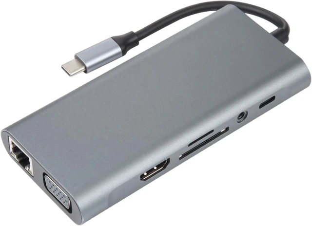 Main image of USB C Docking Station HUB Adapter 11 in 1