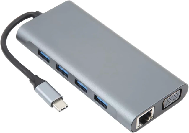 Alt view image 2 of 7 - USB C Docking Station HUB Adapter 11 in 1