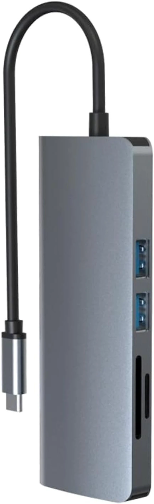 Alt view image 2 of 7 - USB-C Hub 9 in 1 RJ45 PD SD/TF USB 3.0 HDMI VGA Audio