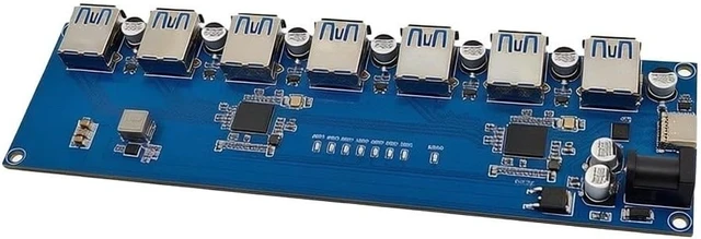 Alt view image 2 of 7 - USB 3.1 Hub Module 7-Port PCB Board Blue