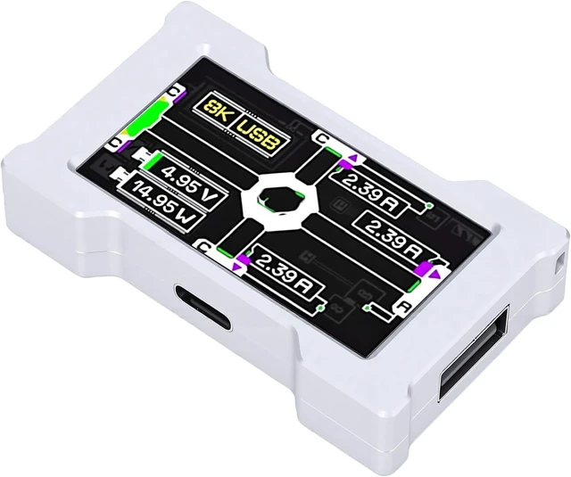 Alt view image 5 of 7 - Pomya Highspeed USB C Hub with RGB Effects (Silver)