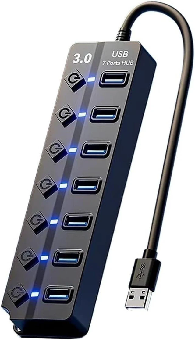 Main image of USB 3.0 4/7 Port Multi Splitter Hub Multiple Expander Switch