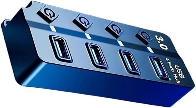 Alt view image 3 of 5 - USB 3.0 4/7 Port Multi Splitter Hub Multiple Expander Switch