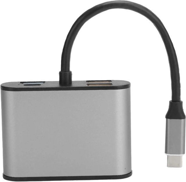 Alt view image 3 of 7 - 8 in 1 USB C Hub with 4K HDMI VGA PD Charging Compact Multiport Adapter Compatible with Type C Devices for OS X Laptops