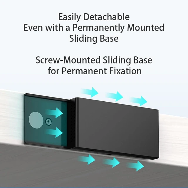 Alt view image 7 of 7 - Magnetic Mount USB Hub with Sliding Base, USB 3.2 Gen1 5Gbps