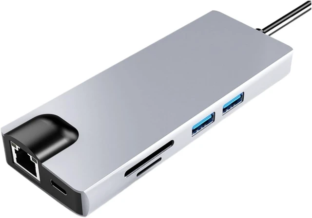 Alt view image 3 of 3 - HUB USB 3.0 to HDMI 4K 30HZ Docking Station
