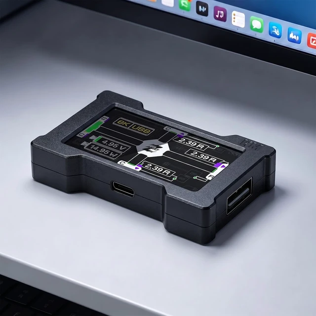 Alt view image 3 of 7 - USB-C HMHUB 2-to-3 Gaming Dock with Display (8K Pro)