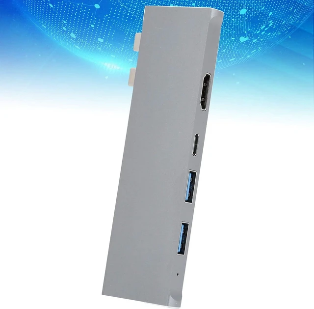 Alt view image 6 of 7 - Computer Hub 7 in 1 Aluminum Adapter with HighSpeed USB3.1 for
