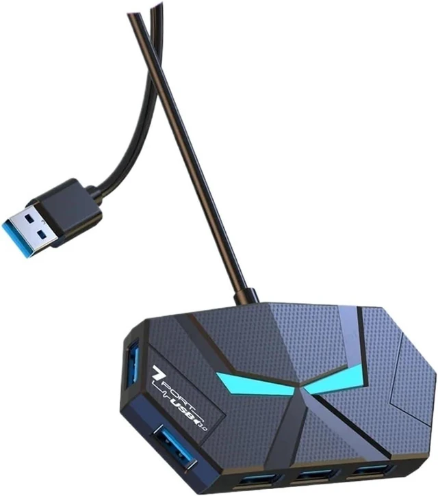 Alt view image 2 of 3 - 4/7 Ports USB 3.0 HUB 5Gbps Docking Station