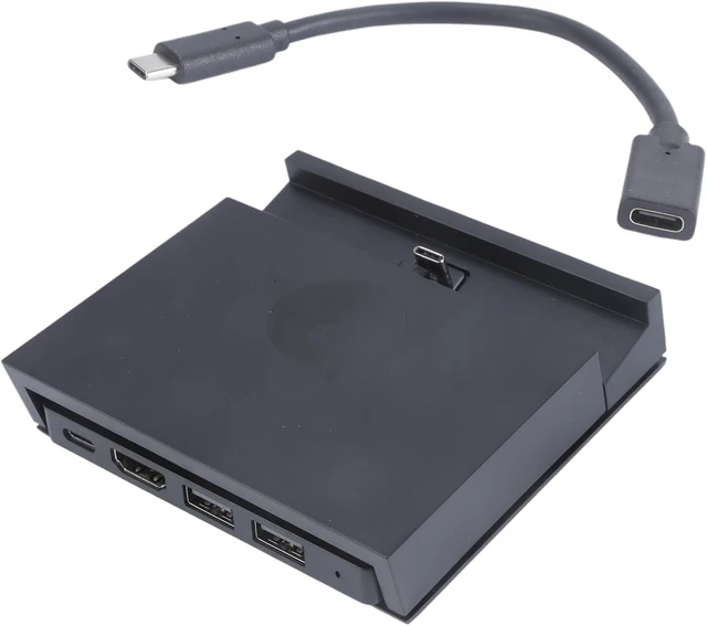 Alt view image 6 of 7 - Docking Charging Station 1080P 60Hz 4K 30Hz Card Port Multifunction Type-C Dock Stand for Console Desktop Charging Modes