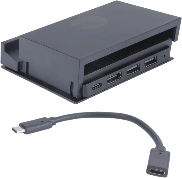 Alt view image 7 of 7 - Docking Charging Station 1080P 60Hz 4K 30Hz Card Port Multifunction Type-C Dock Stand for Console Desktop Charging Modes