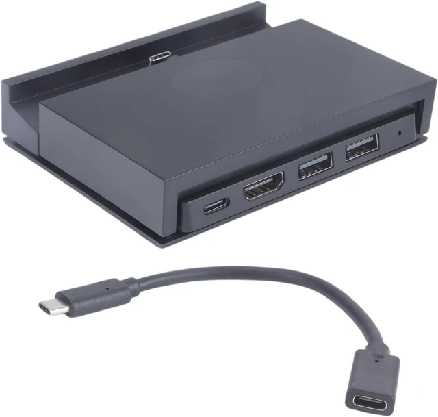 Main image of Docking Charging Station 1080P 60Hz 4K 30Hz Card Port Multifunction Type-C Dock Stand for Console Desktop Charging Modes