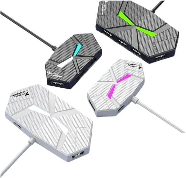 Alt view image 2 of 3 - 0.6CM/1.2M HUB 4/7-port USB Docking Stations